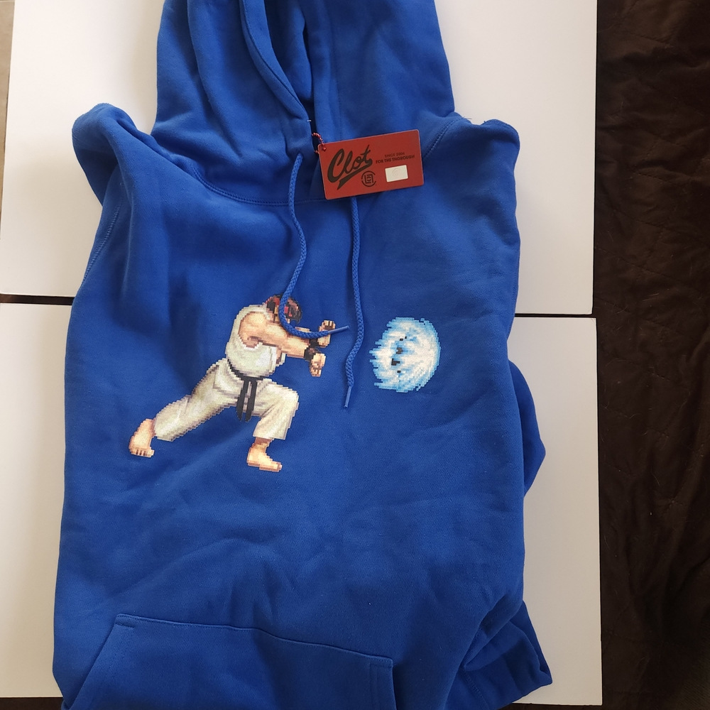 CLOT Collab Street Fighter Men"s Heavyduty Hoodie XL